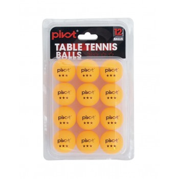  PIVOT FGD12TTBO 3 Star 12 Pack Balls - Orange